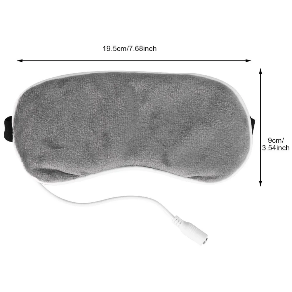 Паровой наглазник с usb-нагревом, Лавандовая маска для глаз, против темных кругов, массажер для глаз, облегчение усталости и сна, маска для путешествий