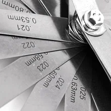 32 лезвия щупа наполнитель датчик свечей зажигания зазор метрический/SAE измерительный инструмент Последние Горячие