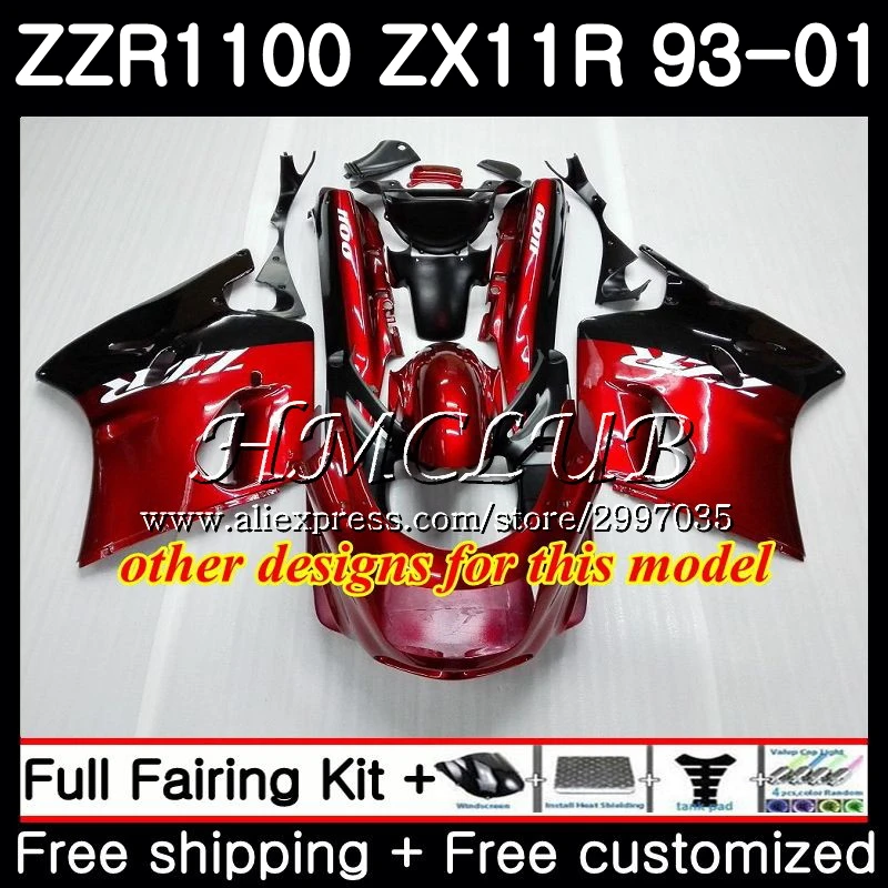 ZZR 1100 для KAWASAKI NINJA ZX 11R 1998 1999 2000 2001 51HC. 15 ZX11 R ZZR1100 зеленый черный ZX11R 93 97 98 99 00 01