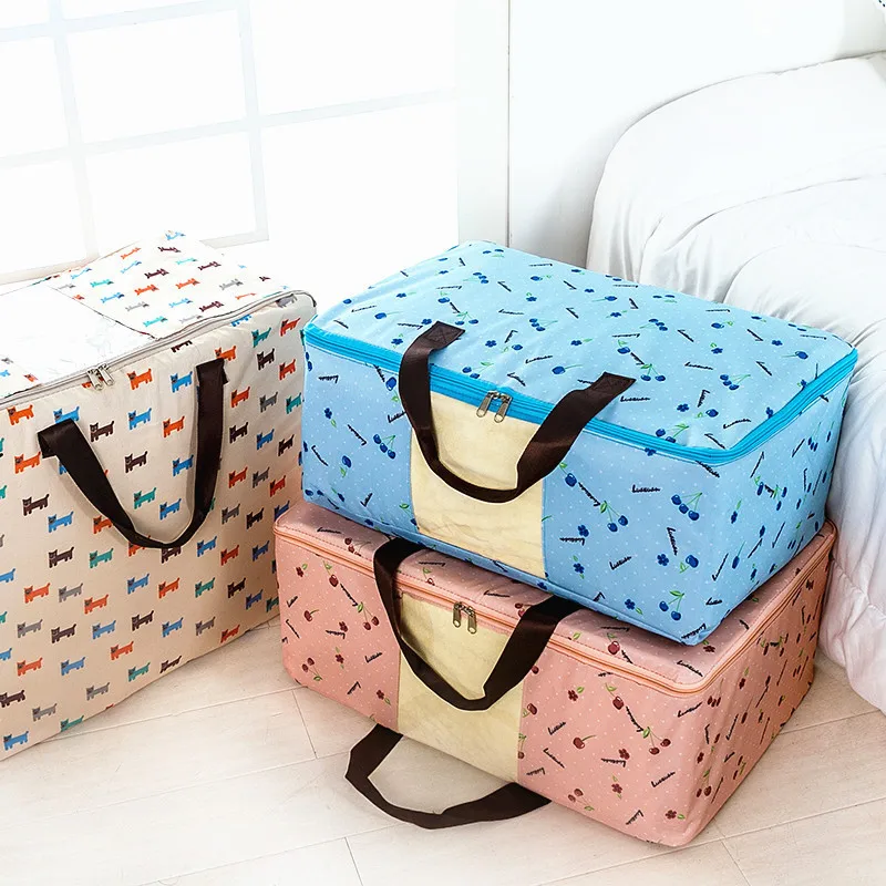 

Multi Cotton Wadding Box Accept Bag Bring Handle Window Clothing Other Articles Of Daily Use Quilt Makeup Organizer Caja Joyero