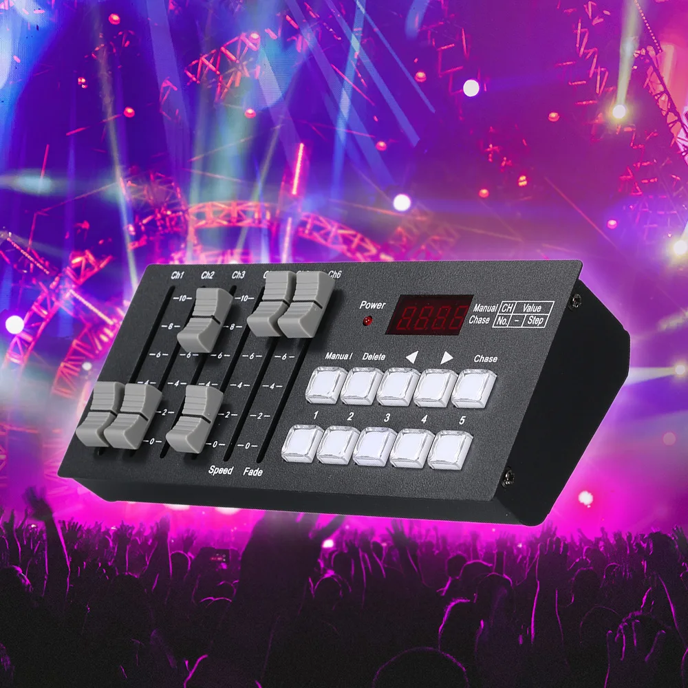 Мини DMX512 консоль для диджея клувечерние шоу контроллер освесветильник сцены