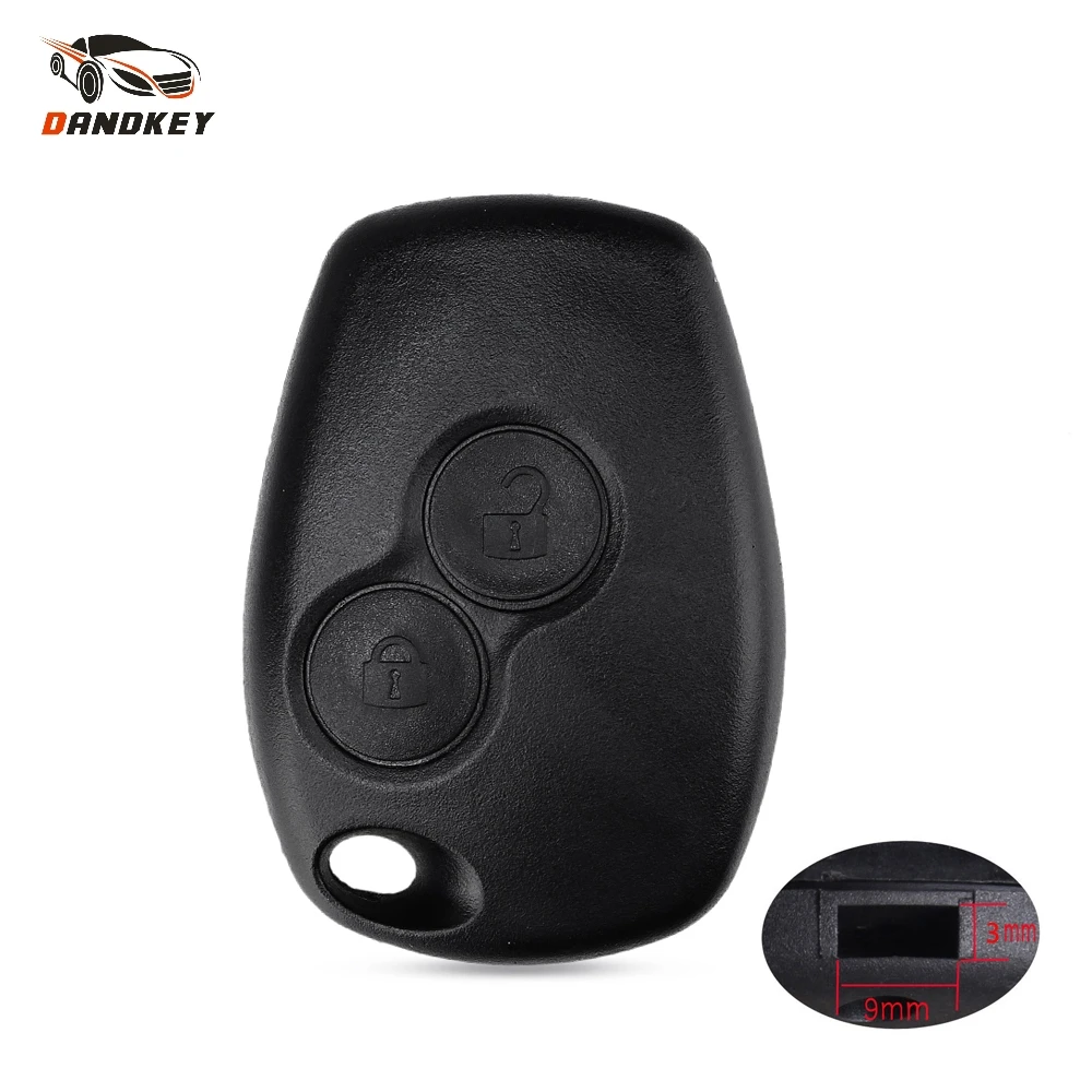 

Dandkey 2 Buttons Remote Key Shell Fob Case For Renault Megane Modus Espace Laguna Duster Logan Sandero Clio Kango For NISSAN