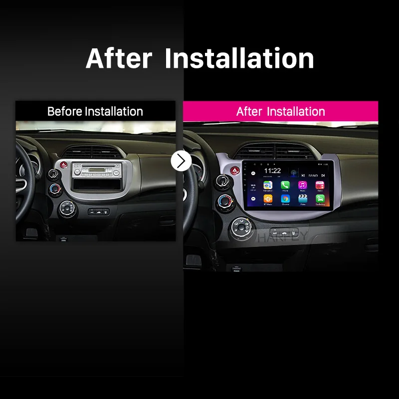 Perfect Harfey 2Din Android 9.0/8.1 10.1" GPS Car Radio For Honda 2007 2008 2009 2010 2011 2012 2013 Multimedia Player Head Unit 5