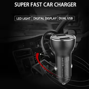 Car Super Charge USB Quick Car Charge 3.0 Car Charger For iPhone USB Type-C PD Fast Charger Mobile Phone For OnePlus 6T Car Super Charge USB Quick Car Charge 3.0 Car Charger For iPhone USB Type-C PD Fast Charger Mobile Phone For OnePlus 6T