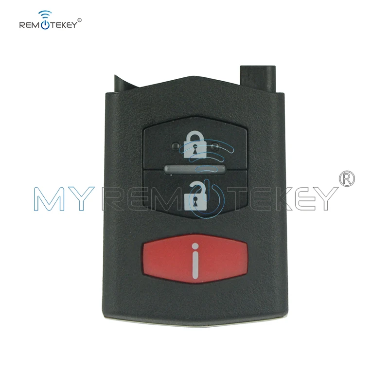 

Remtekey BGBX1T478SKE12501 Remote key fob shell one part 3 button for Mazda 2005 2006 2007 2008 2009 2010 2011 2012