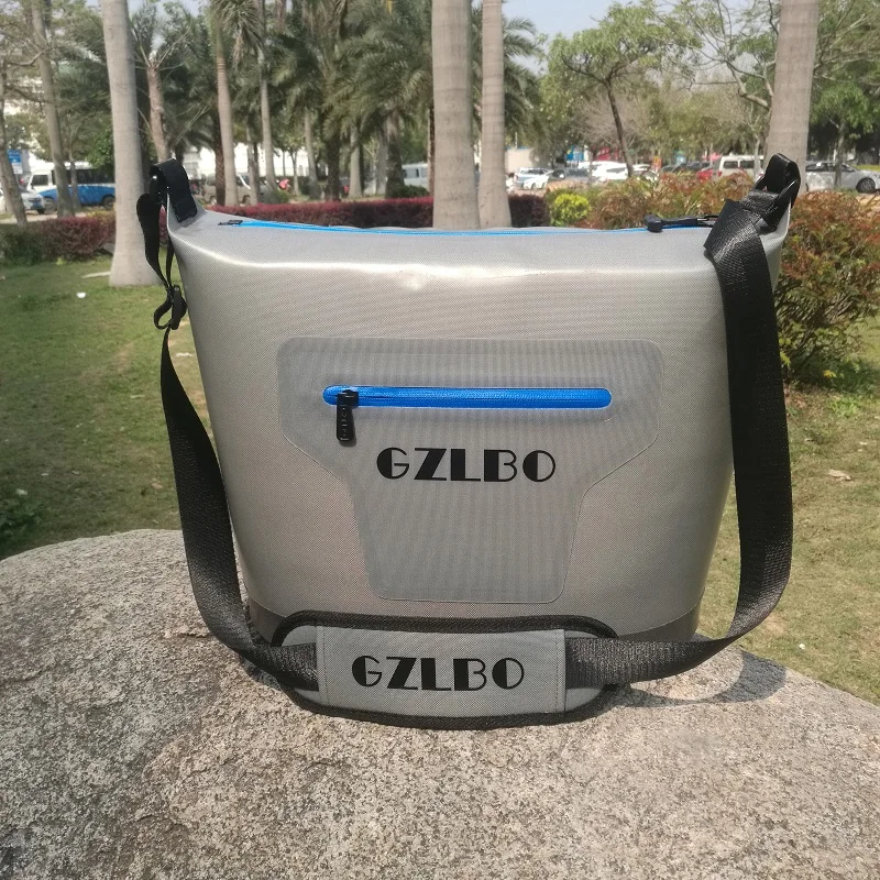 

GZL Big promotion for 30 Cans grey Cooler Bag Waterproof Lunch Picnic Bag 20 cans and 30 cans mint green bag cooler for outdoor