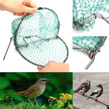 

20cm Heavy Duty Bird Net Effective Humane Live Trap Hunting Sensitive Quail Humane Trapping Hunting Garden Supplies Pest Control