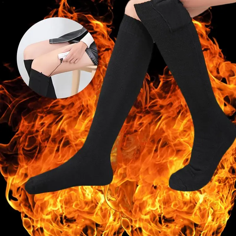 

Outdoor Men And Women Electric Heated Socks Snow Winter Insulation Lithium Battery Charging Warm Feet Sleeping Heating Socks