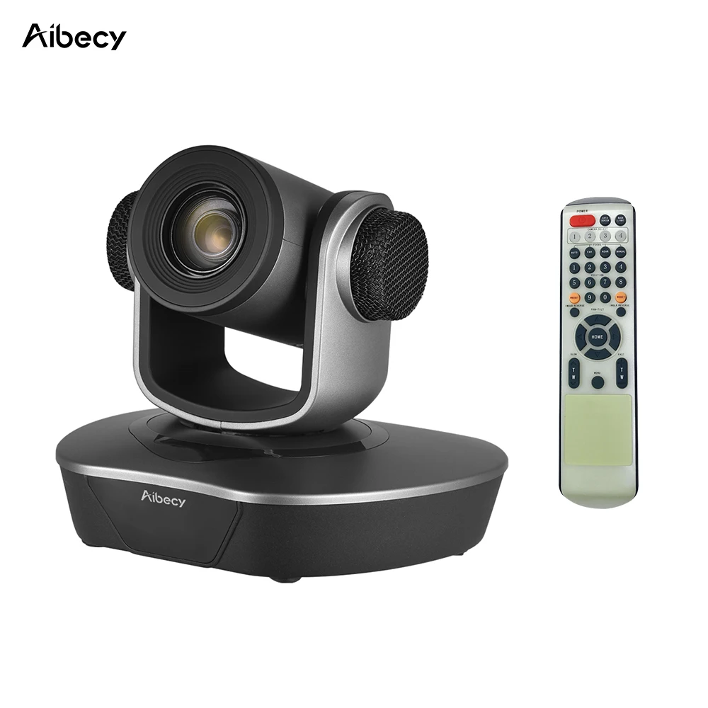 

Aibecy HD Video Conference Cam Camera 20x Optical Zoom HD 1080P Auto Focus Max 255 Preset with Remote Control for Business Live