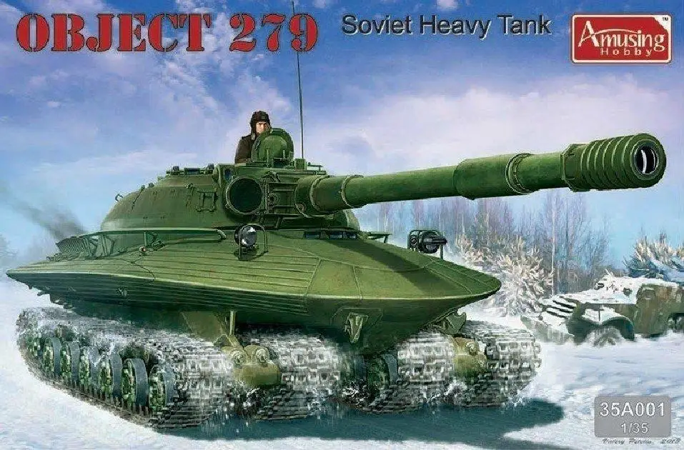 

Amusing Hobby 1/35 35A001 Soviet Nuclear war zone Heavy Tank "Object 279"