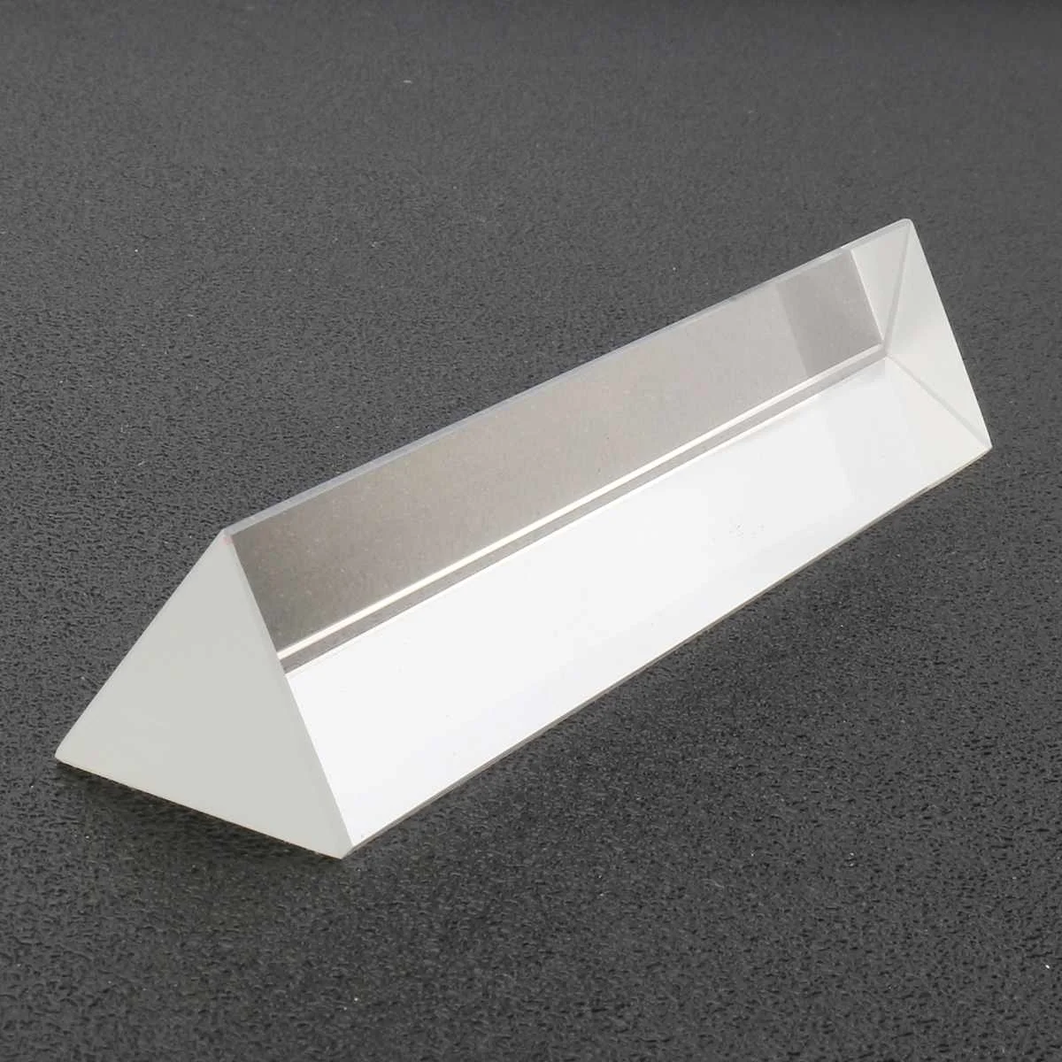 

15x3cm Triangular color prism Optical Glass Right Angle Reflecting Triangular Prism For Teaching Light Spectrum