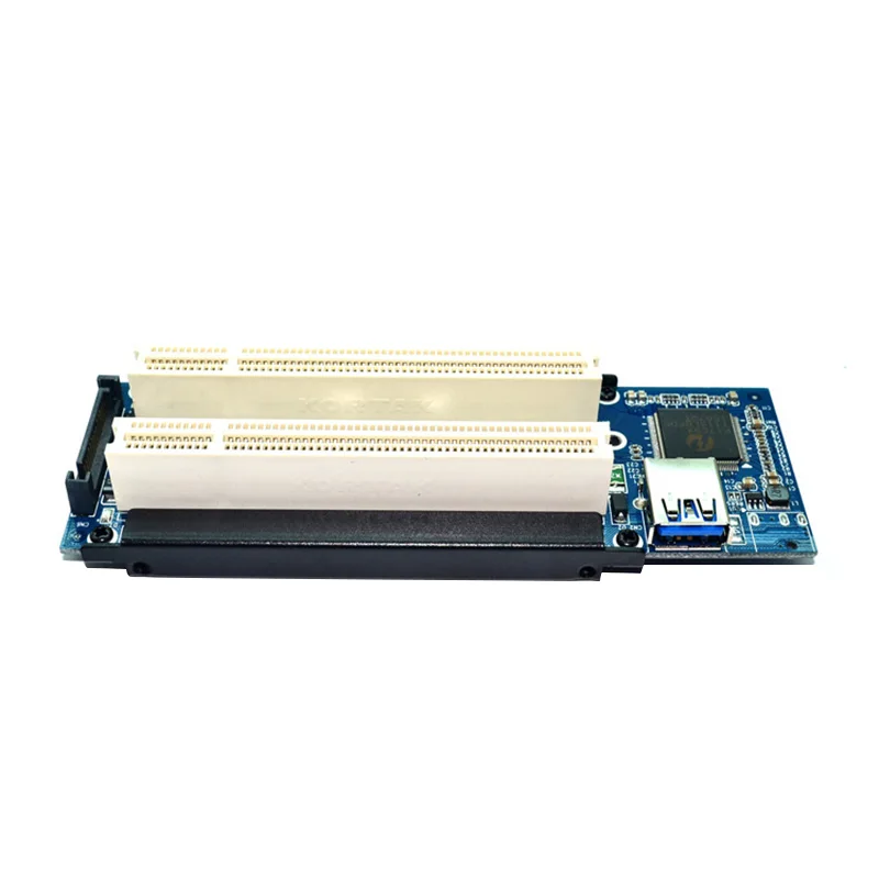 Escritorio Pci-Express Pci-E a tarjeta adaptador Pcie a tarjeta de expansión de ranura Pci Dual Usb 3,0 añadir tarjetas convertidor