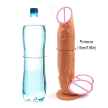 Flesh Soft Big Dildos Simulation Realistic Penis female masturbation Huge Dongs dildo Adult Sex Toys for Women Flash sale