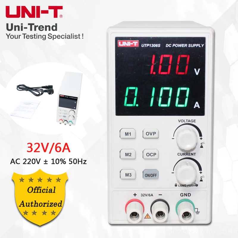 UNI-T UTP1306S Regulated DC Power Supply 0-6A/0-32V Single Output Switching | Обустройство дома