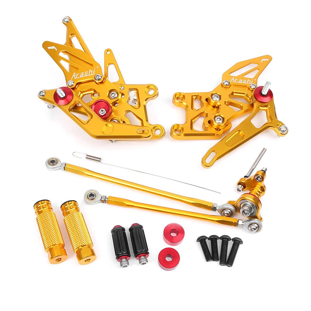 

Rear Footrests Sets Foot Pegs Kit For Honda CBR600RR 2009 2010 2011 2012 2013 2014 2015 2016 2017 2018 Motorcycle Accessories