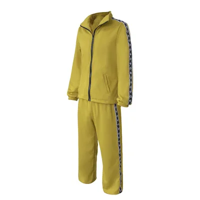  2018 PUBG Playerunknown Battle Fields Cosplay Little yellow blouse pants suit Battle character unif