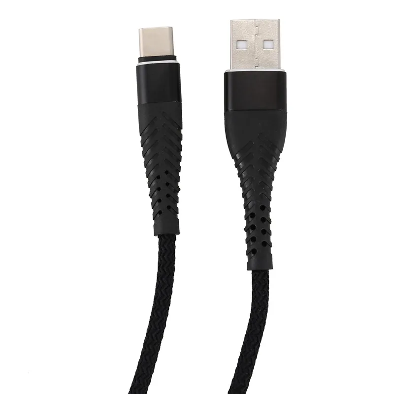 Кабель Usb Type C в нейлоновой оплетке 1 упаковка (3 фута) зарядный кабель A шнур для