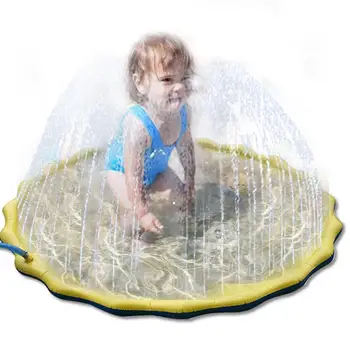 

Sprinkle And Splash Play Mat Toy For Outdoor Swimming Beach Lawn Inflatable Sprinkler Pad Children Kids Splash Water Play Mat
