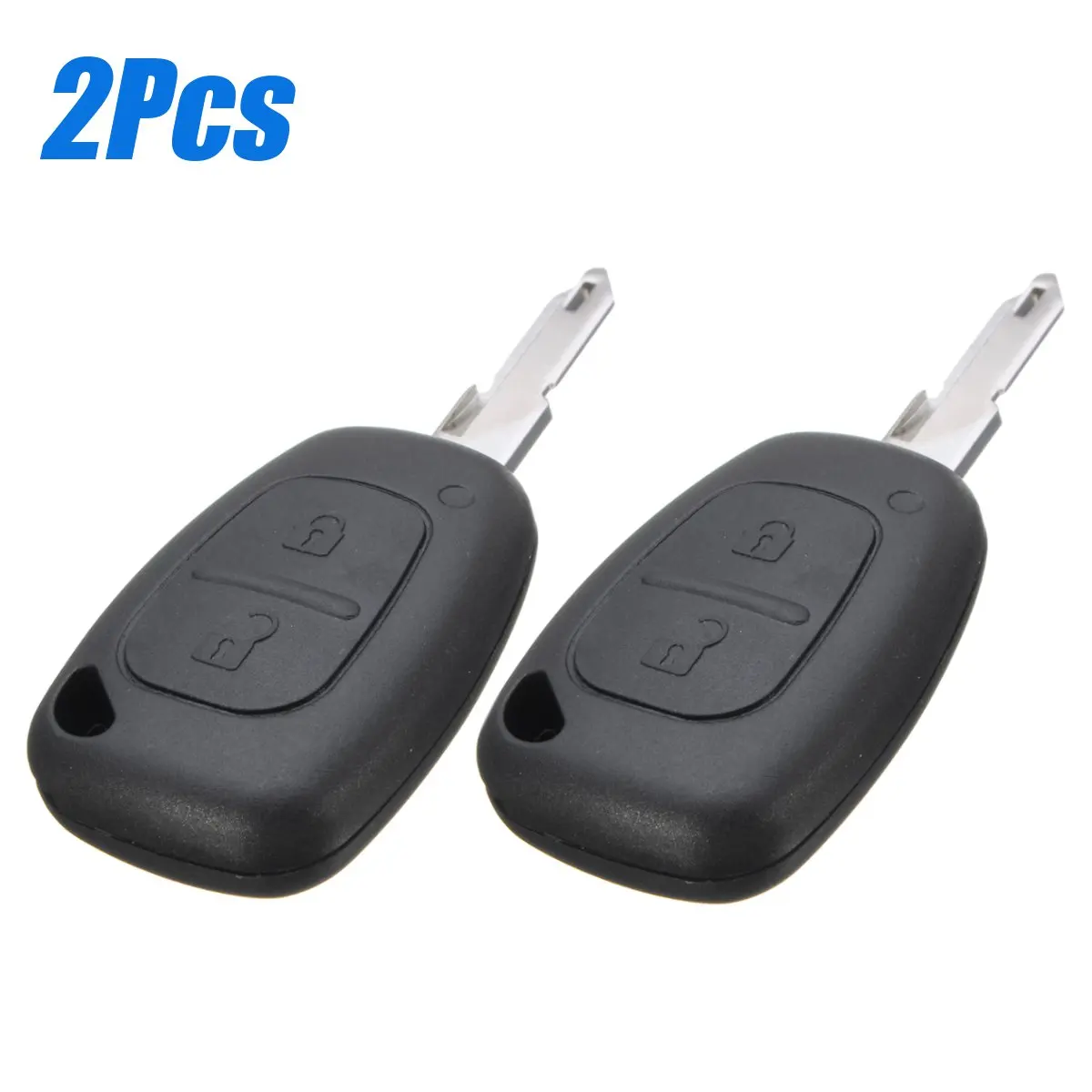 

For Vauxhall/Opel Vivaro/ Renault Movano Trafic Renault Kangoo Blank 2 Button Remote Car Key Shell Cover Fob Case 1pc/2pcs