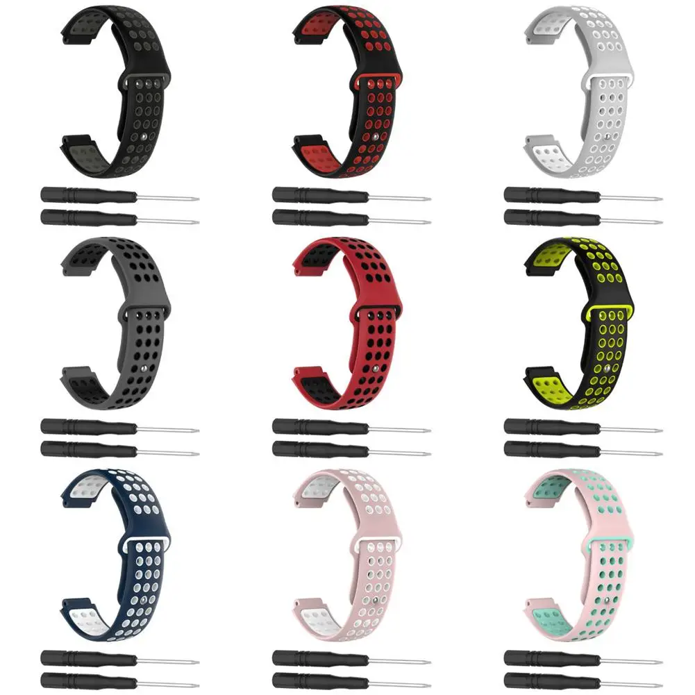

Silicone Replacement Watch Band Strap For Garmin Forerunner 230 235 220 620 630 735 Smart Watch With Install Tools