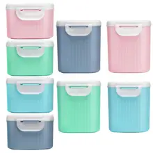 Контейнер для хранения детского питания, для хранения молока, порошка, диспенсер для путешествий, герметичный контейнер для детского питания, контейнер для закусок, PP пластик