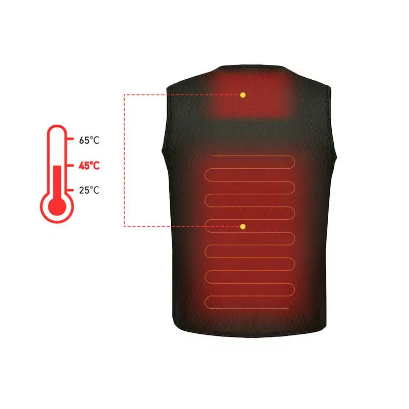 Мужской женский жилет с usb-нагревателем, инфракрасная куртка с электрическим подогревом, зимняя одежда, жилет без рукавов для походов, альпинизма, охоты