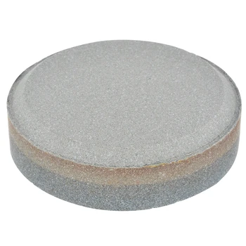 

Mayitr Mini Round Axe Sharpening Stone Hand Dual Grit Knife Whetstone Kitchen Accessories Tools 7.8cm