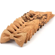 Креативный Корк деревянный галстук-бабочка галстук для мужчин новинка тощий тонкий ручной работы Свадебная вечеринка Бабочка галстуки галстук Corbatas Homme