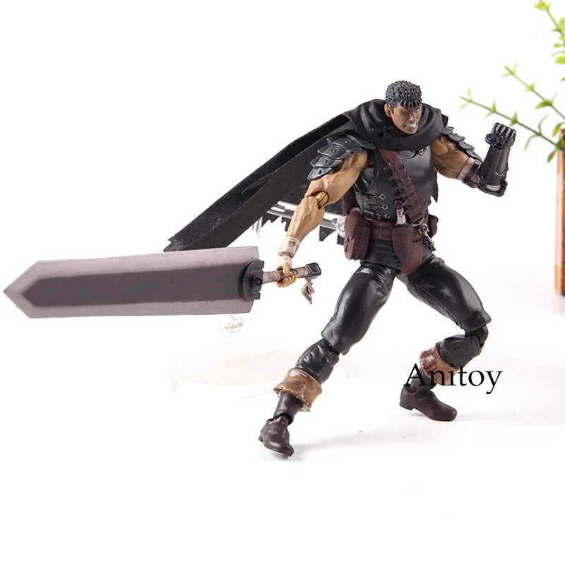 

Anime Berserk Guts Black Swordsman Ver. Repaint Edition Figma 359 PVC Max Factory Action Figure Collection Model Toys