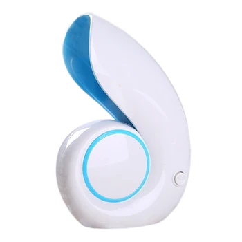

EAS-Mini Portable Air Conditioner Fan Desktop No Leaf Bladeless Small Fan Handheld Sea Snail Usb Fan