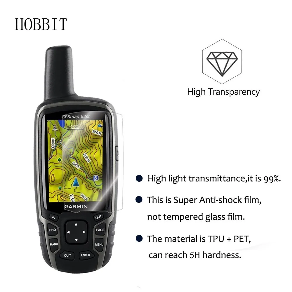 3 упаковки для Garmin GPSMAP 62 62s 62sc 63 63sc 63st 64 64st мировой ручной GPS ЖК пленка нано