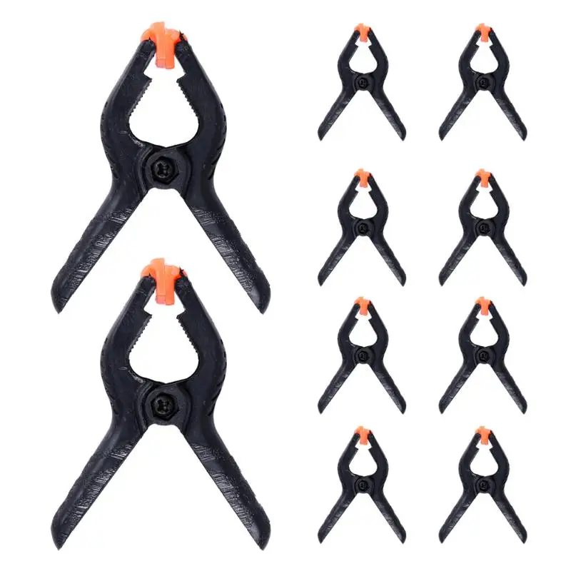 

10pcs/Set Spring Clips Toggle Spring Clamps Spring Clip Photo Studio Background Clamp DIY Tool 2inch For Woodworking Photograph