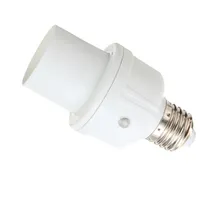 CLAITE E27 Светодиодная лампа ABS Датчик адаптера свет Управление патрон для дома прихожей энергосберегающие AC220V