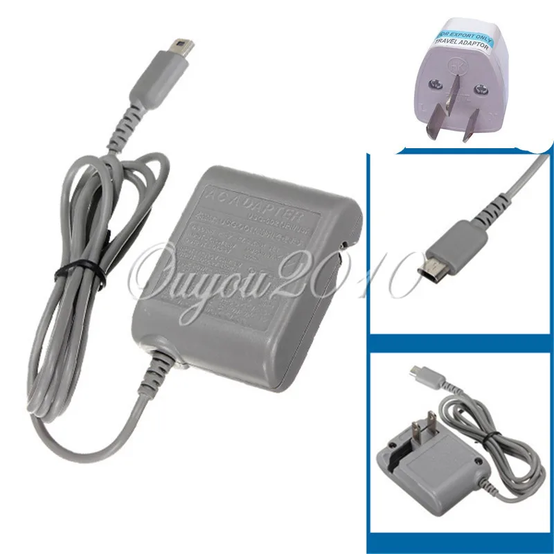 

Power Adapter Charger Folding Fire-Bull US PLUG 110cm Cables Game Charger Adapters For NDSL DSL DS Lite Plug Charger