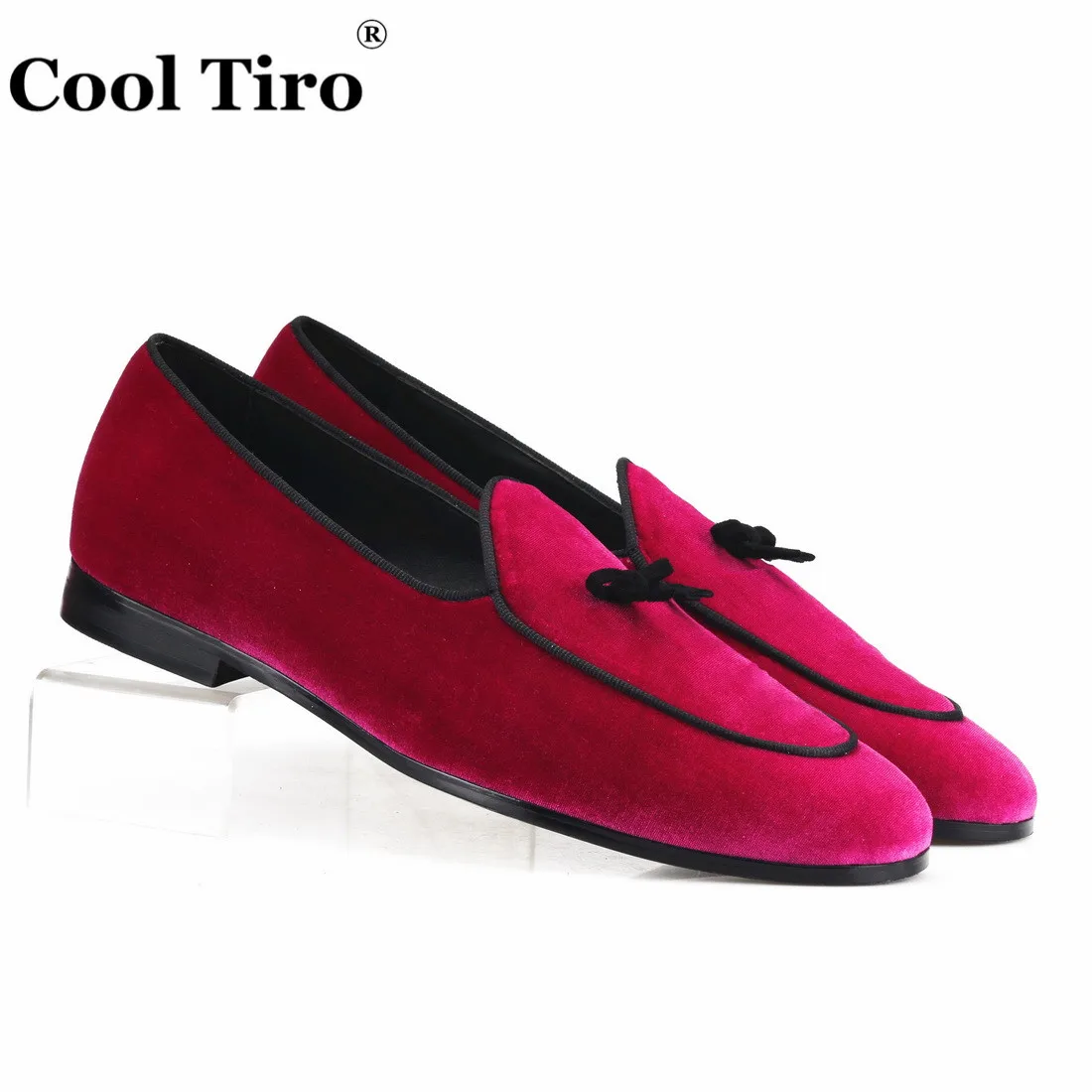 rose velvet shoes
