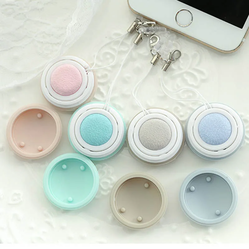 

Silicone Multifunctional Glasses Wipe Portable Mobile Phone Decor Candy Color Macaron Cake Shape Cleaning Cloth 1Pcs