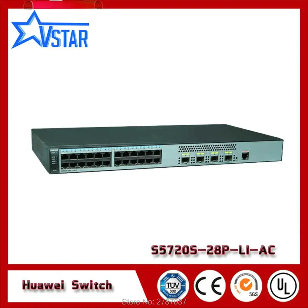 Хуа Вэй S5720S 28P LI AC гигабитный управление коммутатор 24 порта|Оптоволоконное