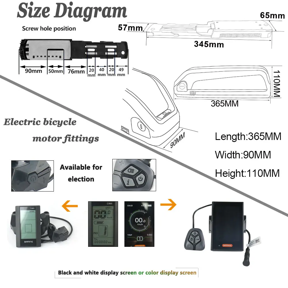 Perfect Bafang BBS02 48V 750W mid crank drive motor kit with 48V 17.5AH EBIKE lithium Hailong Shark Battery 4 Perfect Bafang BBS02 48V 750W mid crank drive motor kit with 48V 17.5AH EBIKE lithium Hailong Shark Battery 4