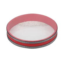 8 дюймов твердый деревянный Океанский волновой барабан морской барабан рама барабан нежное море звук музыкальная игрушка Красный музыкальный инструмент Раннее Обучение инструменты