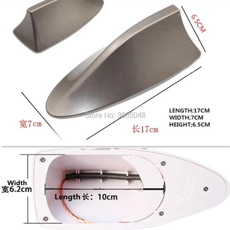 Автомобильная антенна в виде плавника акулы на крыше, автомобильная сигнальная антенна для Suzuki Grand Vitara Sx4 swift jimny hyundai Solaris Verna Tucson Ix35 I30