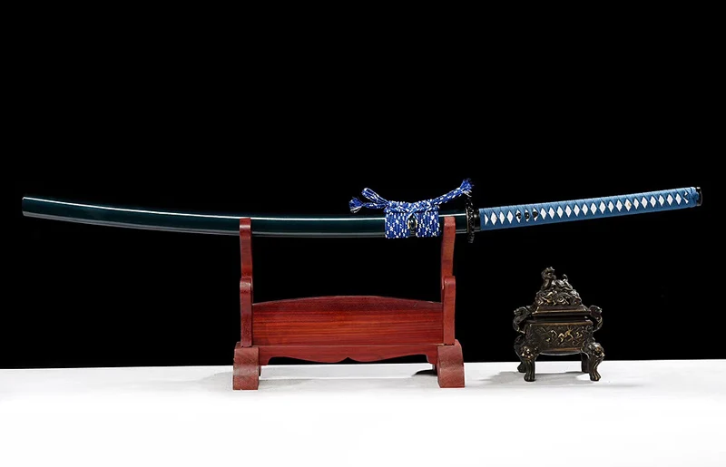 

High-Quality Katana Handmade Japanese Sword Damascus Folded Steel&Hand fine polished Full tang blade