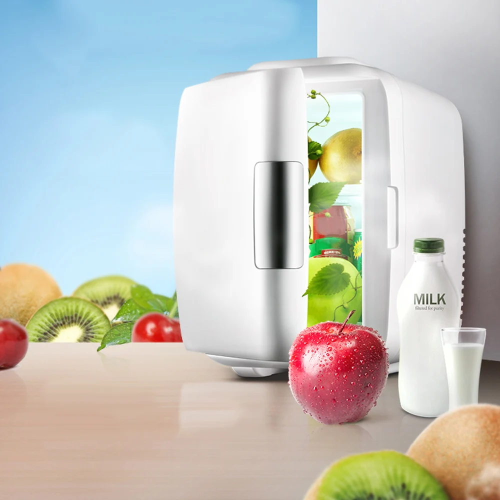 

9L Mini Portable Car Refrigerator Multi-Function Househlod Vehicular Fridge Dual-Use Box Cooler Heater Temperature Control