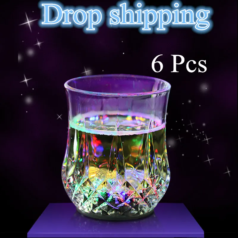 led flashing drinking glasses