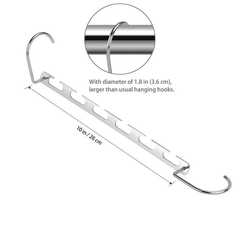 6 шт., вешалка для одежды из нержавеющей стали, вешалка для одежды, вешалка для одежды, органайзер для одежды