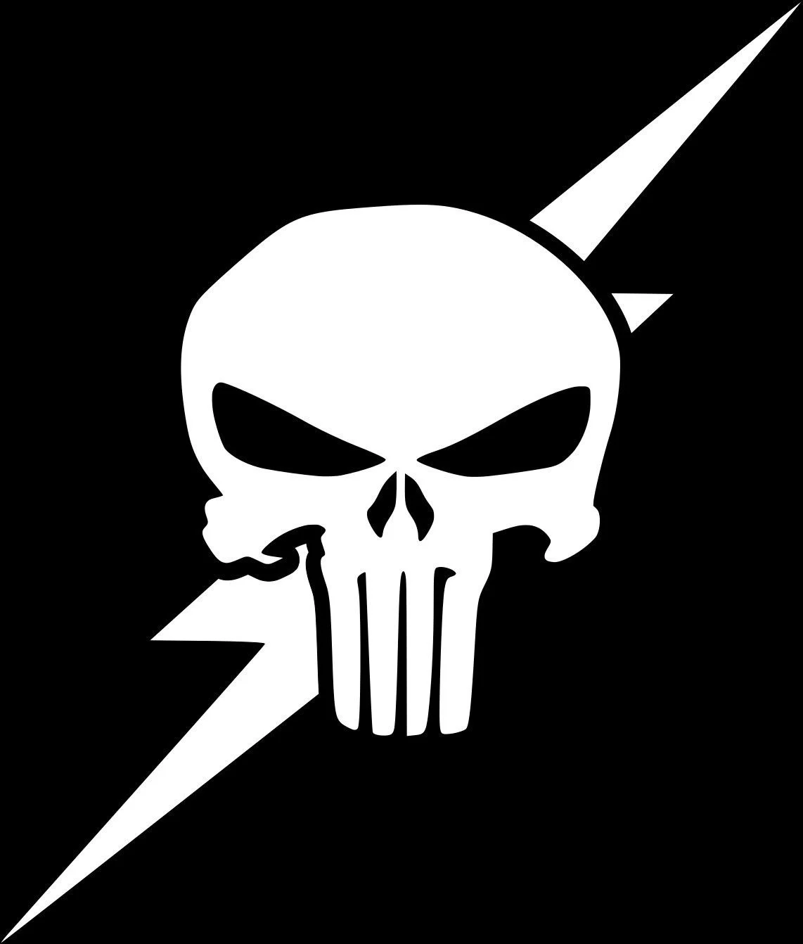 наклейка skull of the punisher. каратель punisher череп. каратель символ. каратель эмблема. череп карателя.