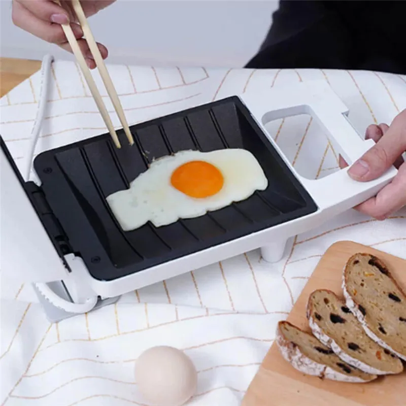  Pinlo Mini 420w Sandwich Machine Kitchen Breafast Bread Maker Toaster Maker Fying Egg Machine Kitch - 33015246245