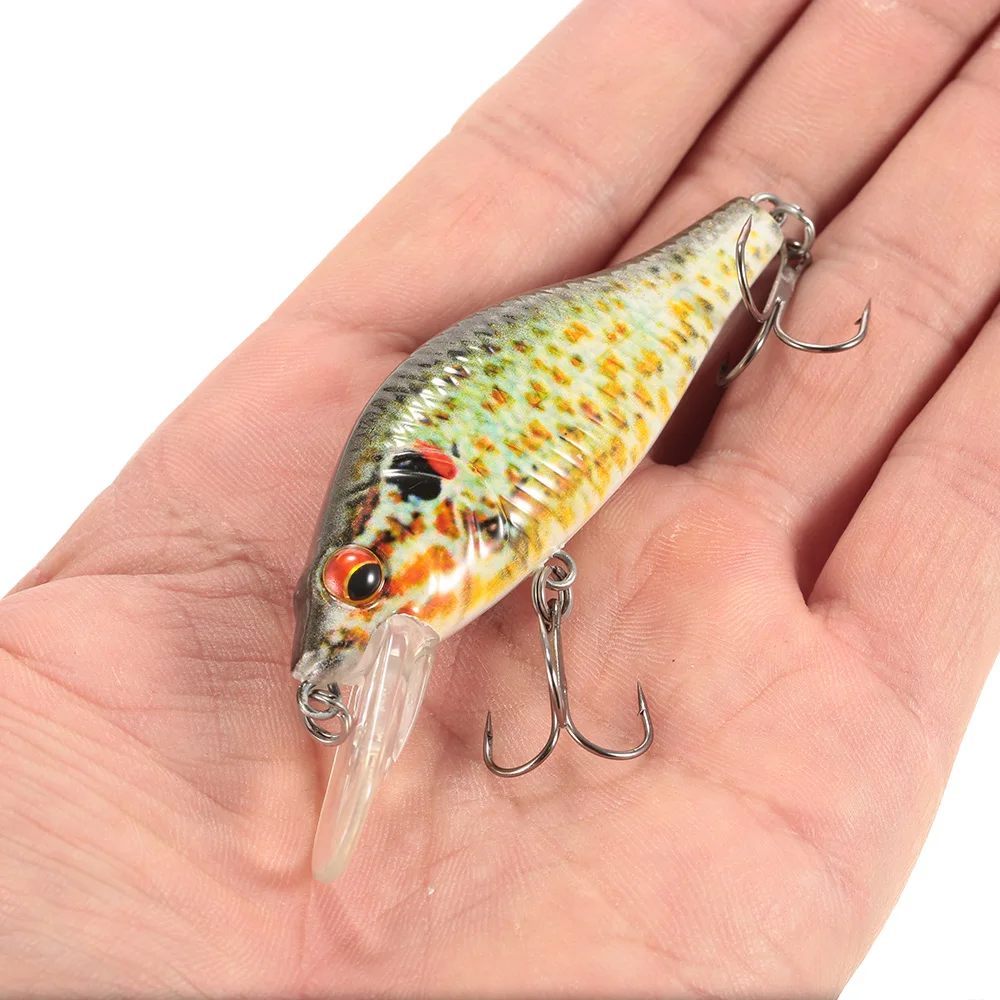 6 Color Fishing Lures Bionic Crankbait 3D Eyes Fishing Lure Unique Body 6 Color Fishing Lures Bionic Crankbait 3D Eyes Fishing Lure Unique Body