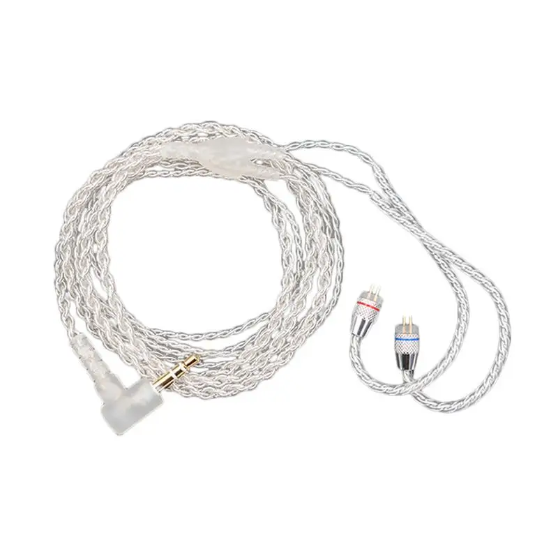 

CCA Silver Plated Upgrade Line 100 Core 4 Strands Headset Upgrade Line HIFI C10 C16 Universal Noise Reduction Monitor