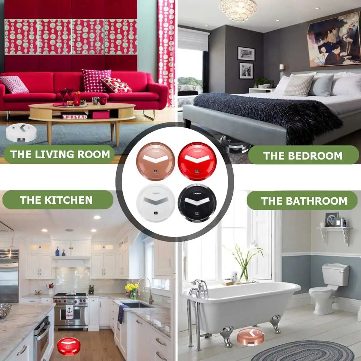 Smart Robot Vacuum Cleaners Rechargeable Auto ASD Cleaning Sweeping Floor Dirt Dust Hair Automatic Cleaner For Home Electric