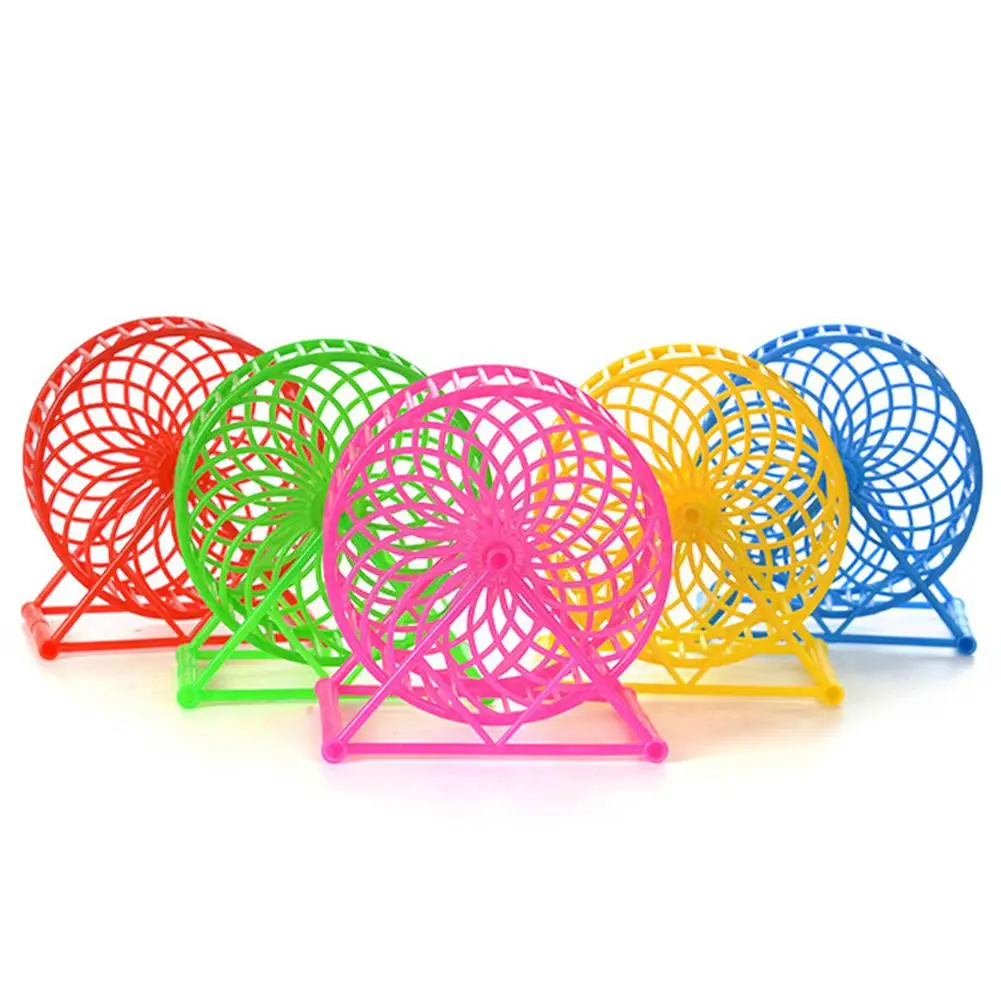 

LanLan Non-toxic Pet Hamster Toy Running Sport Wheel Roller Random Color